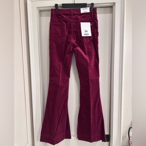 Mica High Rise Velvet Flare Jeans - Picture 3 of 4